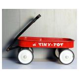 Tiny Tot Metal Wagon, 6" x 16" x 9"