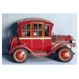 Vintage Trademark Y Of Japan Grandpa Car Battery Operated Tin Car