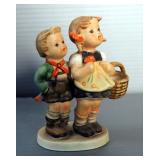 Goebel M.J. Hummel Village Boy And To Market, 4" Tall Each