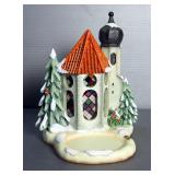Goebel M.J. Hummel 2001 Musical Limited Edition Winter Time Chapel, 8" Tall