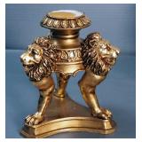 Brass And Brass Toned Candlestick Holders, Qty 11