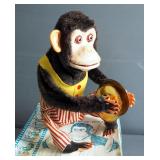 Daishin Musical Battery Operated Jolly Chimp, With Original Box