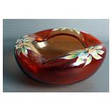 Vintage Marigold Carnival Tray, Iridescent Bowl, 7" Diameter, Hobnail 9.5" Basket, Opalescent Bowl, 