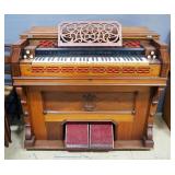New Haven Melodeon Co. Jubilee Organ, Unknown Working Order, 38" High x 45" Wide x 25" Deep