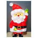 Holiday Living Lighted Santa, Powers On, In Box