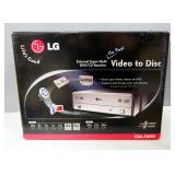LG Video To Disc External Super Multi DVD/CD Rewriter Model GSA-5169D, In Box