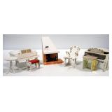 Lundby Music Salon, Includes Pianos, Fireplace, Rocking Chairs And More