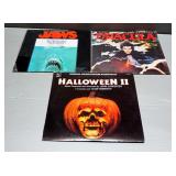 Horror Soundtrack Vinyl LPs, Includes Jaws, Halloween II, The Deep (Blue Vinyl W/Poster), Poltergeis