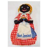 Aunt Jemima Vinyl Doll, Partially Stuffed