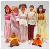 Cinderella Dolls, Includes Cinderella, Prince Charming, Evil Sisters, Fairy Godmother And Mice