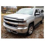 2016 Chevrolet Silverado Pickup Truck, VIN # 1GCVKREC6GZ396545, Miles Showing On Odometer 1,267