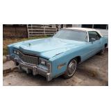 1975 Cadillac Eldorado Coupe Convertible, Automatic Transmission, Miles Showing On Odometer 48,576