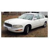 1999 Buick Park Avenue Passenger Car, VIN # 1G4CW52K8X4628314, Miles Showing On Odometer 87,807