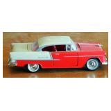 1955 Chevy Step Side And Chevy Bellaire Cars Die Cast Model Cars, Qty 2, 1/24 Scale