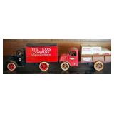 Ertl, And Kenworth Die Cast Model Truck/Car Banks, Qty 6