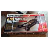 Pittsburg 3 Ton Hydraulic Floor Jack New In Box