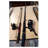 Abu Garcia Bronco Rod And Reel And Master Boron C Rod With Shimano Reel