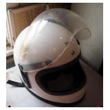 Vintage Grant Full Face Motorcycle Helmet With Visor