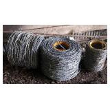 Twisted Barbed Wire, Qty 2.5 Spools