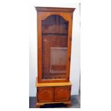 Six Gun Display Case With Lower Storage, 74.5" H x 28.25" W x 16.5" D