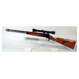 Japan/ Browning .22 SLLR Lever Action Rifle SN# 8B03496, With Redfield 4x Scope