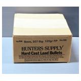 Hunters Supply Hard Cast Lead Bullets, Qty 500, New In Package, 9mm, .357 SIG. 125 gr FP