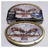 Buck Knives Commemorative Collectible Sets, Qty 2, Each Includes 727 Battling Bucks Knife, Battling 