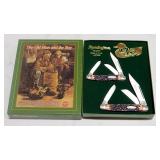 Remington Commemorative The Old Man And The Boy Knife Set, Includes Two 3-Blade Folding Knives, #RE1