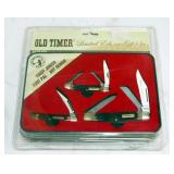 Old Timer Limited Edition Folding Knife Gift Set, Includes 1080T Junior, 120T Pal And 80T Senior