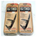 Schrade Cutlery Old Timer Folding Pocket Knives 108OT, Qty 2, Each New In Package