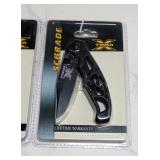 Schrade Xtimer Folding Knives, Qty 2, Each New In Package