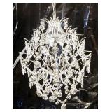 Minka Lavery 4 Light Chrome And Clear Glass Chandelier, 16" x 18"