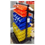Rolling Parts Bin Rack, 52" x 32" x 21"