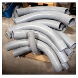 Schedule 40 4" 90 Degree PVC Elbows