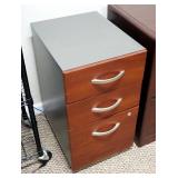 Rolling 3 Drawer Cabinet, 27" x 16" x 22"