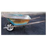 Wheelbarrow With Solid Rubber Wheel