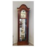Ridgeway Grandfather Clock, Model # 794-7083, 82" x 25" x 12"