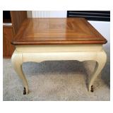 Matching Painted Wood End Tables, 15.5" x 20" x 20", Qty 2