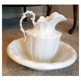 Antique E.P.P.Co. 12" Pitcher And 16" Wash Basin