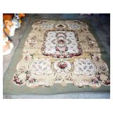 Woven Indoor Area Rug, 96" x 64", Entry Rugs, Qty 3, And Outdoor Welcome Mat