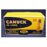 Canuck .32 Long Ammo, Approx 50 Rds, Local Pickup Only