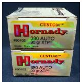 Hornady Custom .380 Auto Ammo, Approx 38 Rds, Local Pickup Only