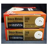 Federal Premium .308 WIN Ammo, Approx 40 Rds, Local Pickup Only