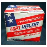 Winchester USA Valor 5.56mm Ammo, Approx 125 Rds, Local Pickup Only