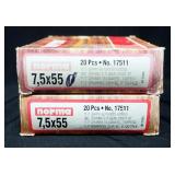 Norma 7.5x55 Ammo, Approx 40 Rds, Local Pickup Only
