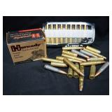 Assorted Ammo, Includes Hornady 50 AE 10 Rds, 6mm REM 9 Rds, 30-30 WIN 5 Rds, .45 Colt 7 Rds, 308 WI