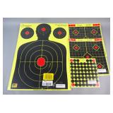 Splatterburst Targets 18"x24" Silhouette Targets (Qty 25), 12"x12" Adhesive Sight In Targets (Qty 49