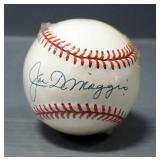 Joe DiMaggio Autographed Baseball With COA