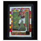 2017 Panini Donruss Patrick Mahomes Kansas City Chiefs The Rookies Hologram Insert Card