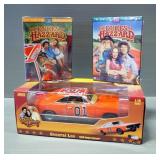 Dukes Of Hazzard 1:18 Scale Diecast General Lee Autographed By John Schneider, And Dukes Of Hazzard 